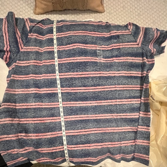 New DXL Harbor Bay Stripe Pocket T-Shirt - Picture 6 of 6